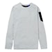 Technická mikina Burton [ak] Baker Stretch Fleece Crew grey cloud 2025