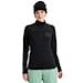 Burton [ak] Wms Helium Grid Fleece Qtz true black