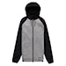 Technical Hoodie Burton Crown Weatherproof FZ grey heather/true black 2026