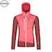 ORTOVOX Wms Fleece Grid Hoody mountain rose