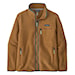 Hoodie Patagonia W's Retro Pile Jacket nest brown w/nouveau green 2024