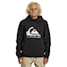 Quiksilver Big Logo Snow Youth Hoodie true black