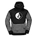 Technická mikina Volcom Hydro Riding Hoodie black print 2025