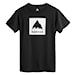 Koszulka Burton Kids Classic Mountain High Ss true black 2024
