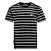 Koszulka Horsefeathers Agent black stripes 2025