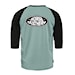Tričko Horsefeathers Dynamo Raglan blue haze/black 2025