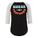 T-shirt Horsefeathers Oly black/cement 2024