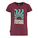 T-shirt Horsefeathers Viveca Youth maroon 2024