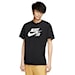 T-shirt Nike SB Logo black/white 2023