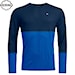 T-shirt ORTOVOX 185 Rock'n'wool Long Sleeve deep ocean 2026