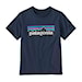 Patagonia K's P-6 Logo T-Shirt new navy