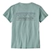 T-shirt Patagonia W's P-6 Logo Responsibili-Tee p-6 outline: virtually blue 2025