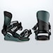 Snowboard Binding Gravity Drift steel green 2025