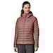 Winter Jacket Patagonia W's Down Sweater Hoody dulse mauve 2025