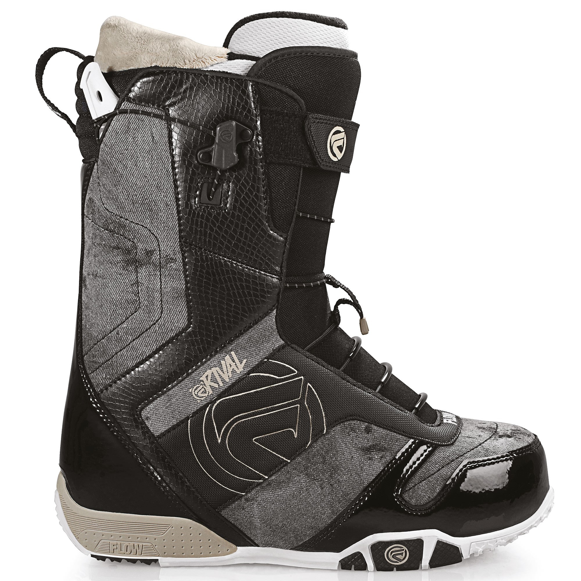 Zimní boty Flow Rival Quick Fit black/tan | Snowboard Zezula