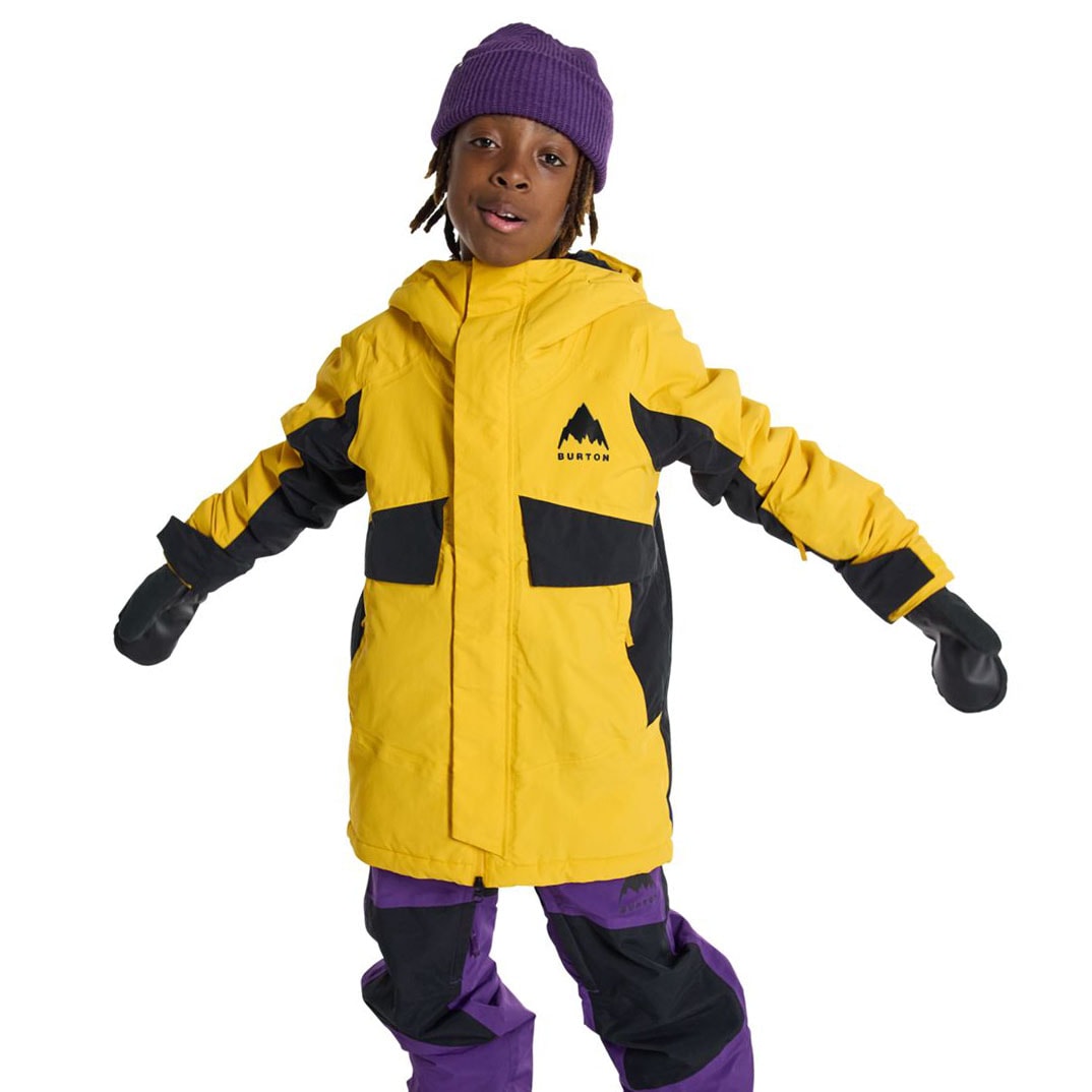 Snowboard Jacket Burton Kids Ascutney goldenrod/true black