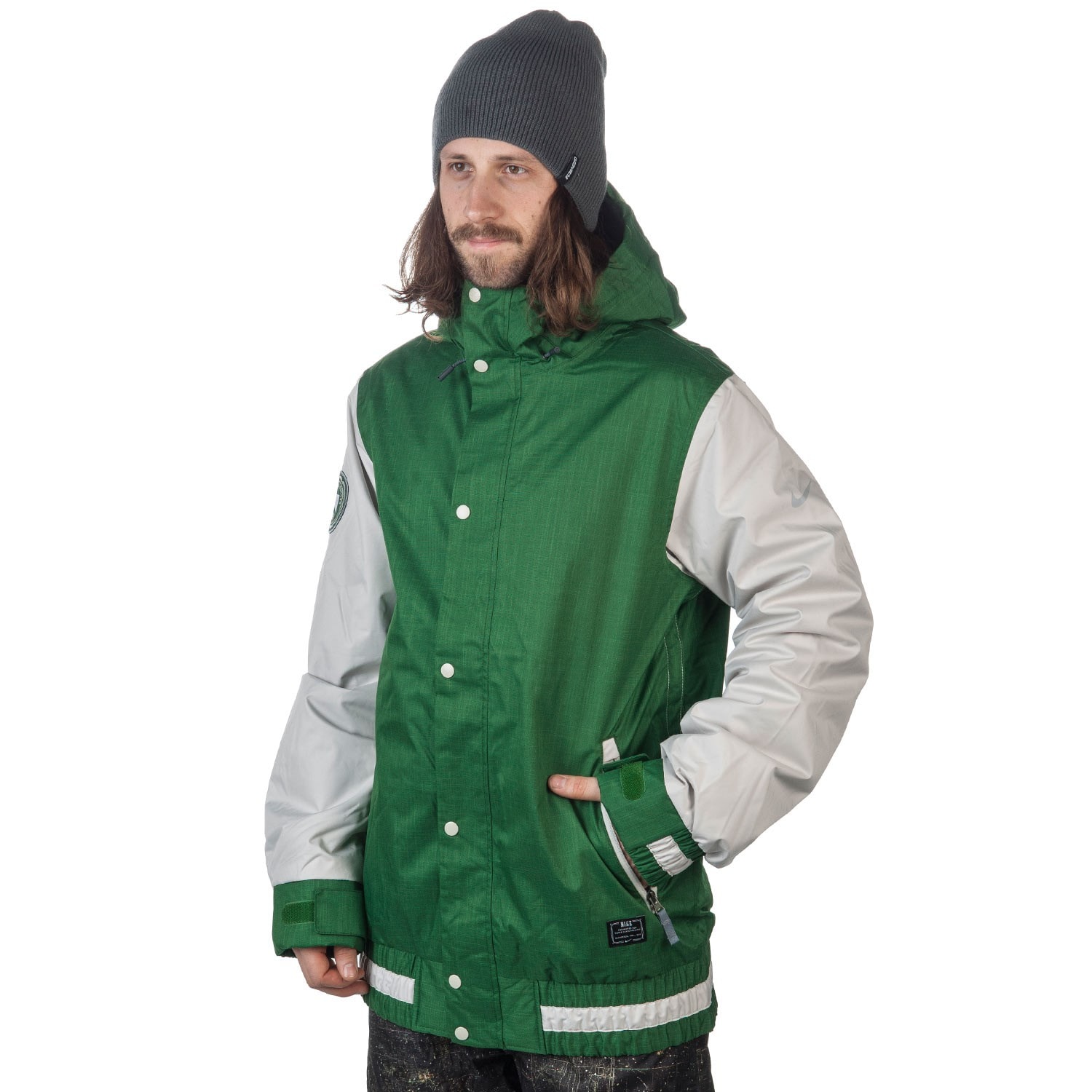 Snowboard Jacket Action Hazed fortress green/light bone | Snowboard Zezula