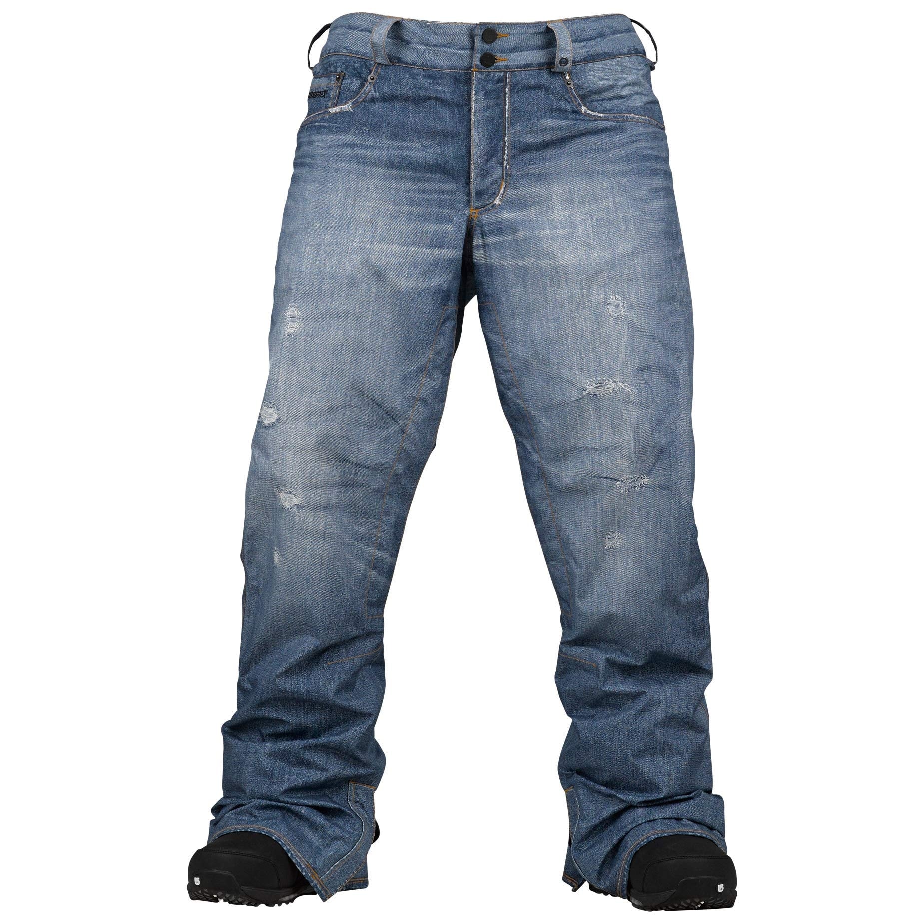 Snowboard Pants The Jeans blue denim print | Snowboard Zezula