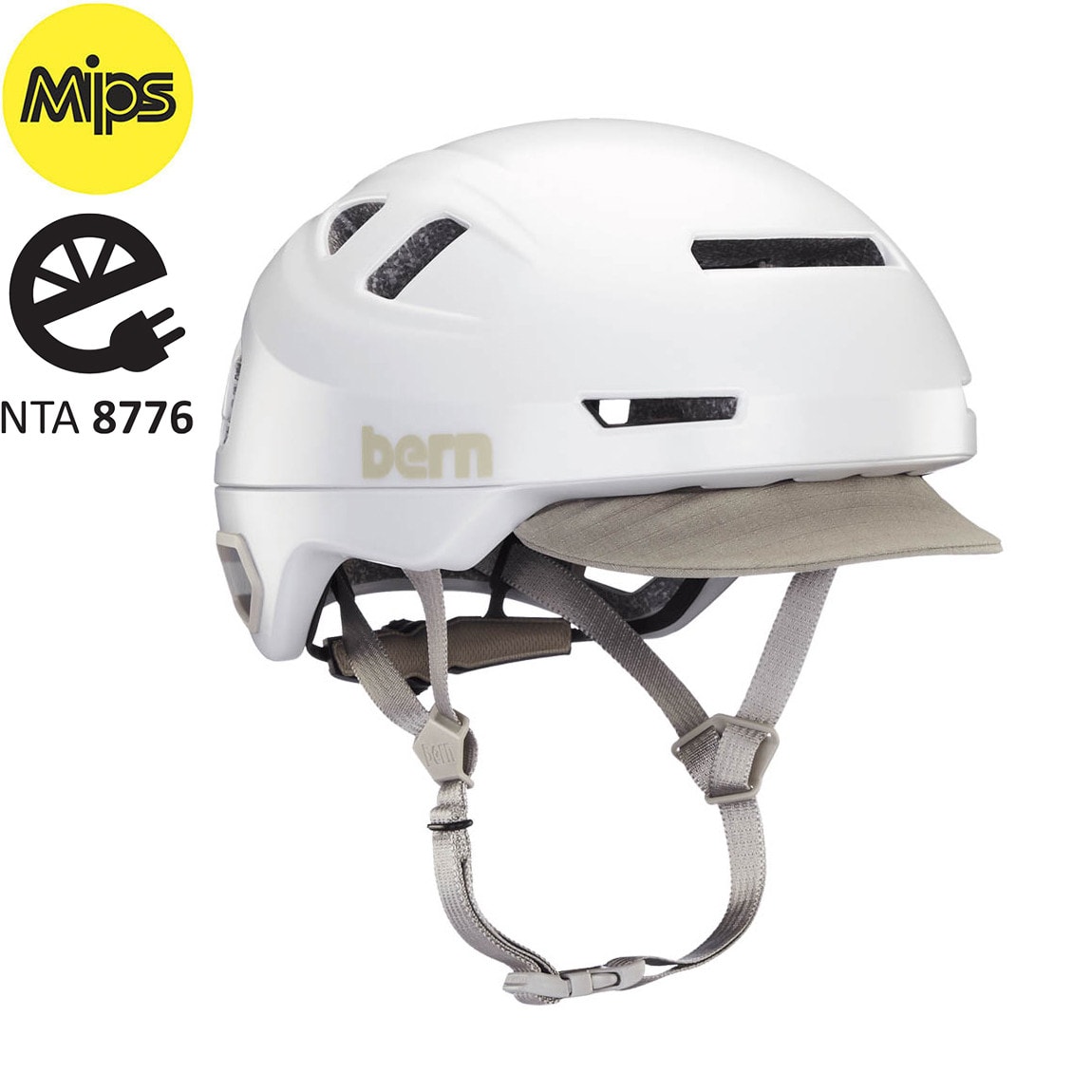Bike Helmet Bern Hudson Mips satin 