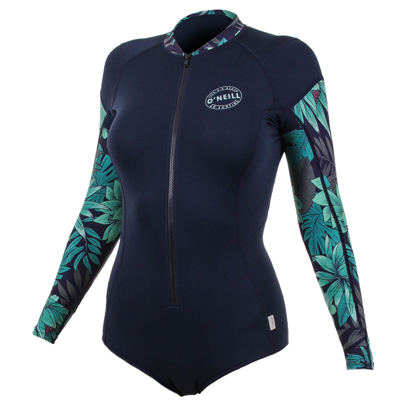 Гидрокостюм женский. O'Neill WMS Front-zip l/s Surf Suit Abyss/Abyss/Abyss/Faro 5312s fr9 (2019). Гидрокостюм женский короткий o'Neill WMS. Лайкра жен. O'Neill Surf Suit Front-zip l/s gf4. O'Neill одежда для серфинга.