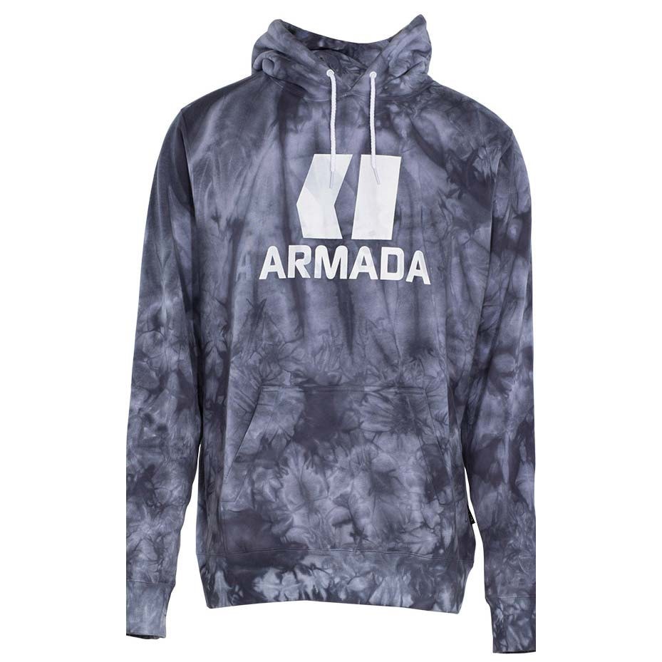 krans Grav element Hoodie Armada Classic Pullover grey dye | Snowboard Zezula