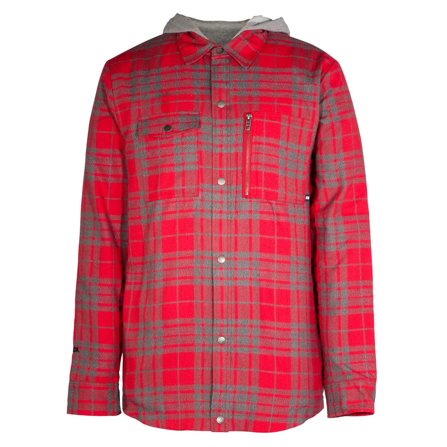 Hoodie Armada Reading Flannel Hoody red Snowboard Zezula