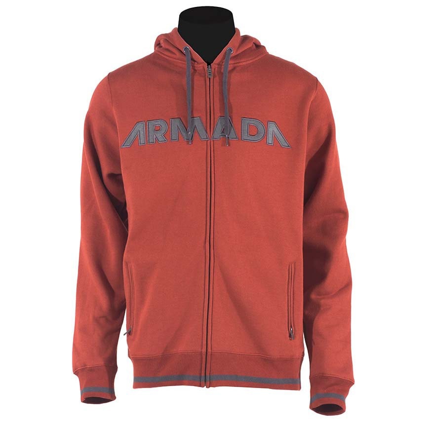 Hoodie Armada Represent Hoody rust Snowboard Zezula