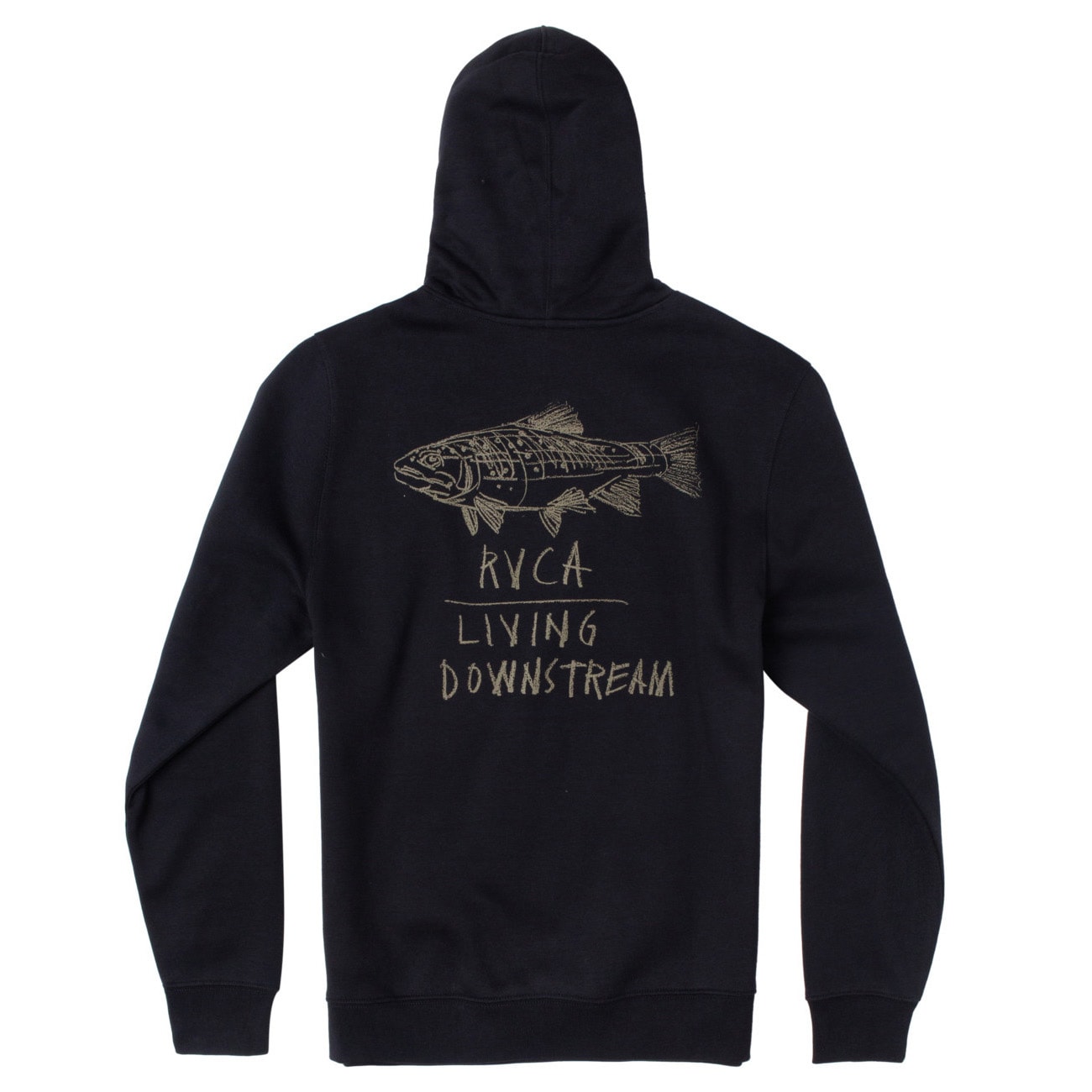 RVCA Downstream Hoodie black L 22