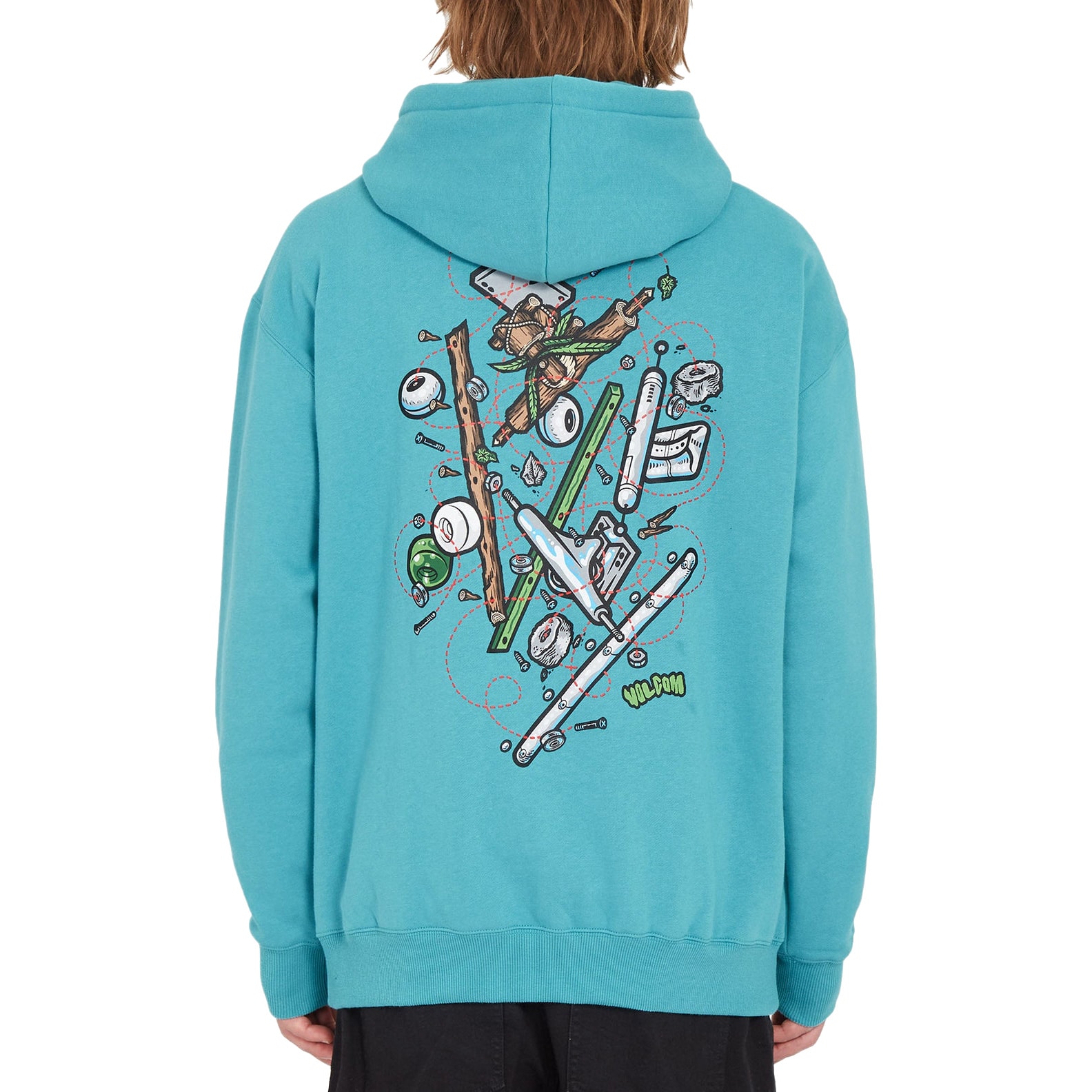 Volcom FA Todd Bratrud PO temple teal L 23
