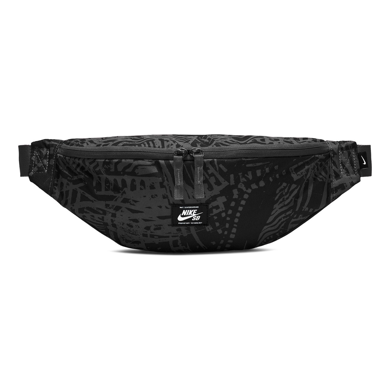 black and white nike fanny pack