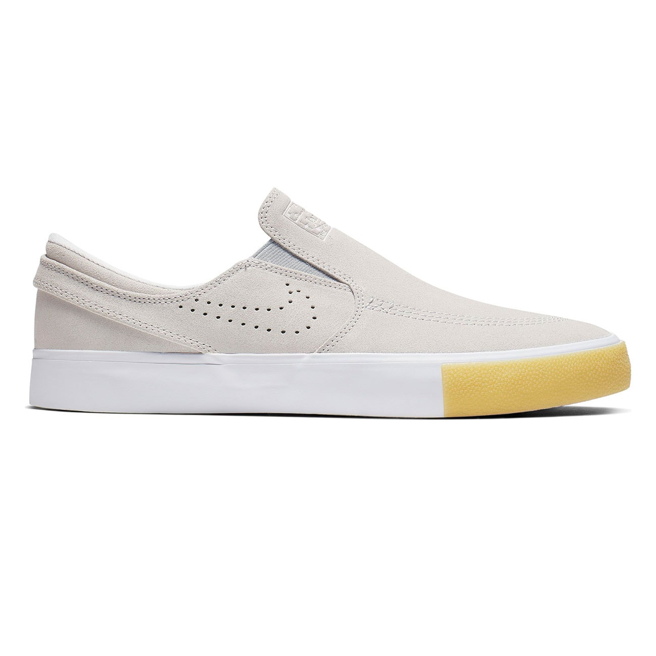 si puedes Elevado Opuesto Sneakers Nike SB Zoom Stefan Janoski Slip white/white-vast grey-gum yellow  | Snowboard Zezula