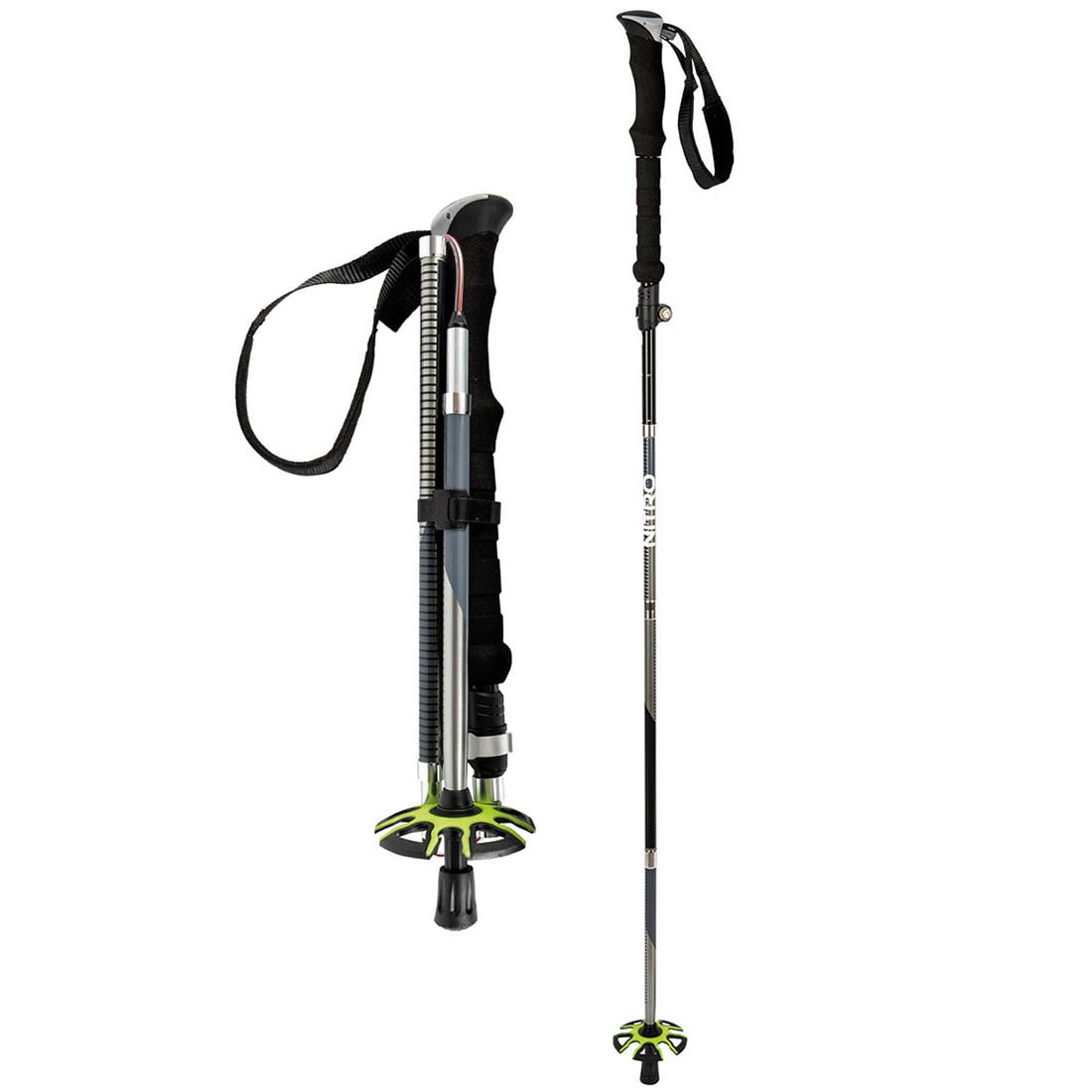 Nitro Foldable Poles black/grey/green  22/23