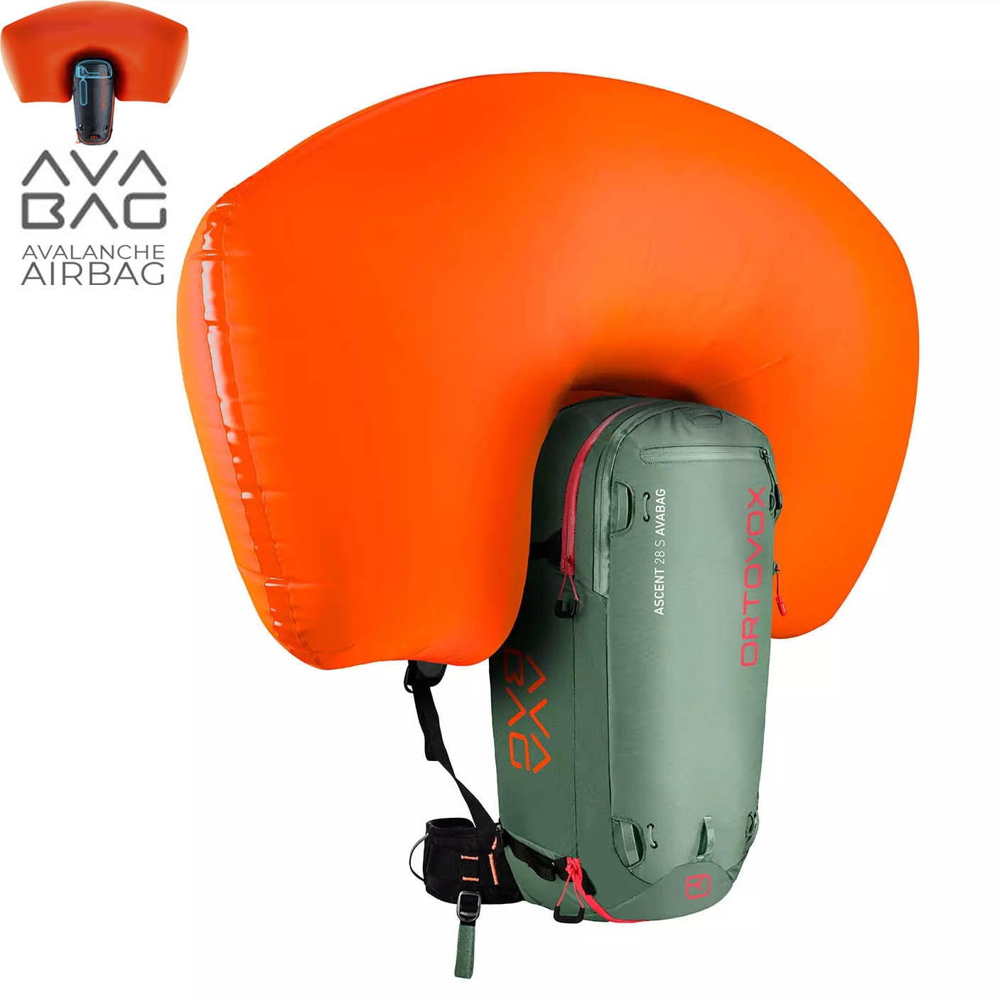 ORTOVOX Ascent S 28 Avabag green isar 28L 21/22