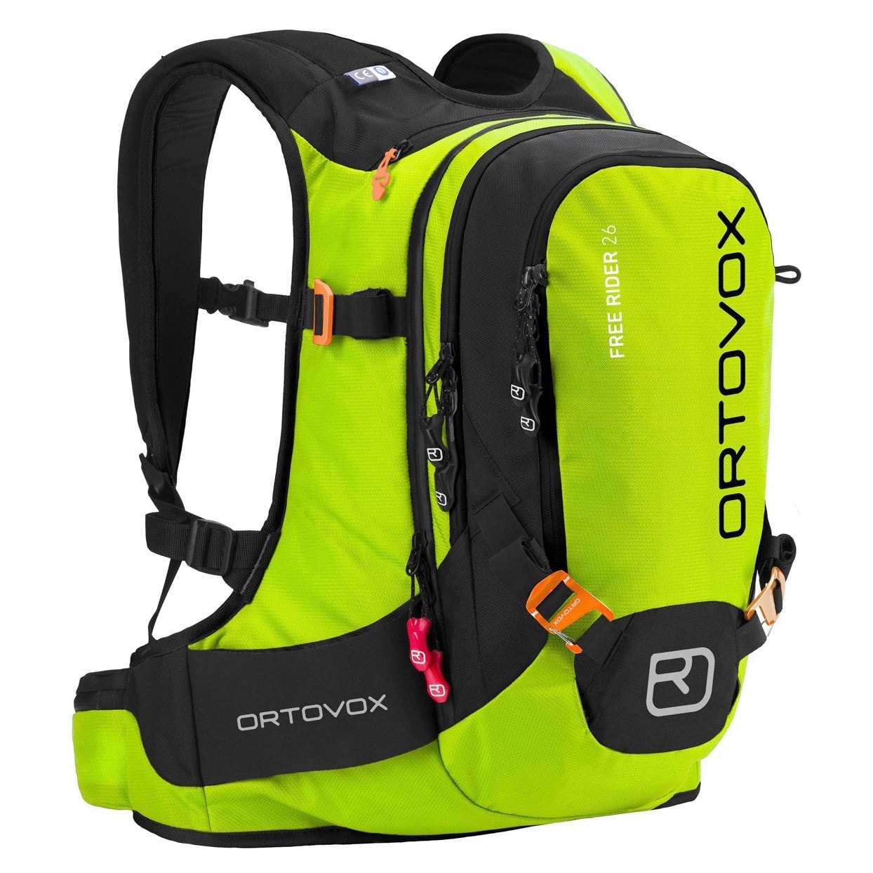 Backpack ORTOVOX Free Rider 26 happy green Snowboard Zezula