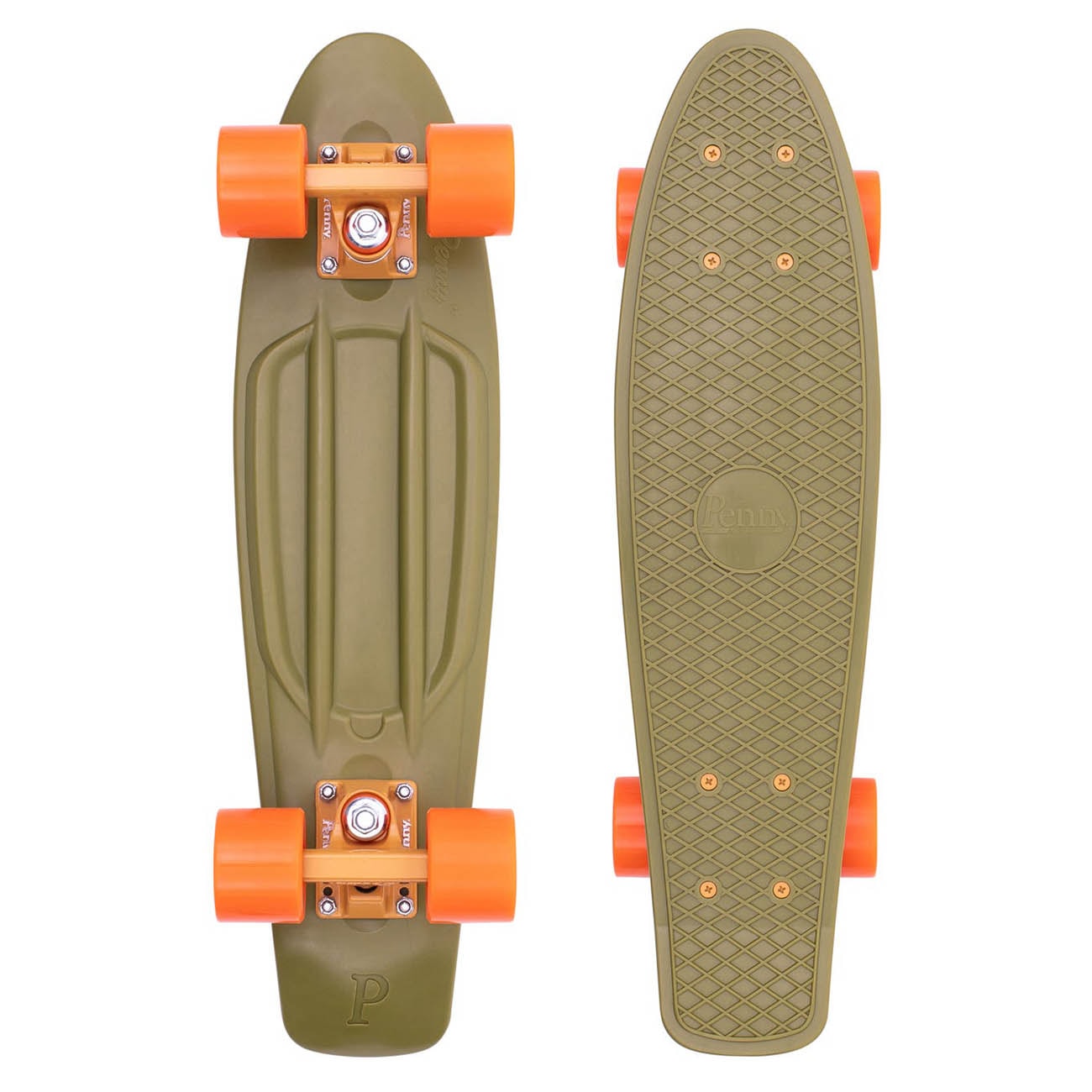 PENNY skateboard（ペニースケートボード）22inch CLASSICS BURNT OLIVE - shapefm.dk