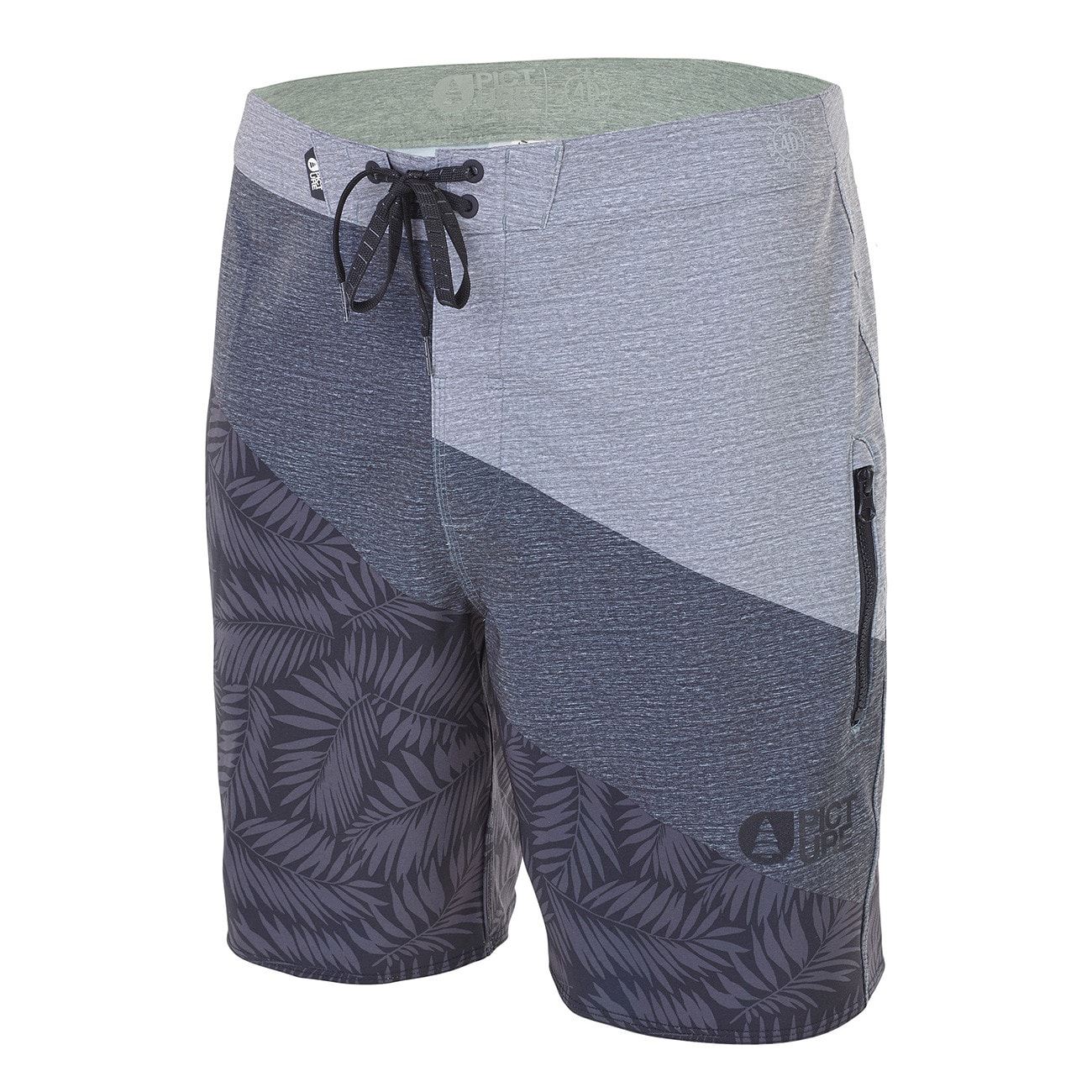 Plavky Picture Code 19 grey leaf Snowboard Zezula