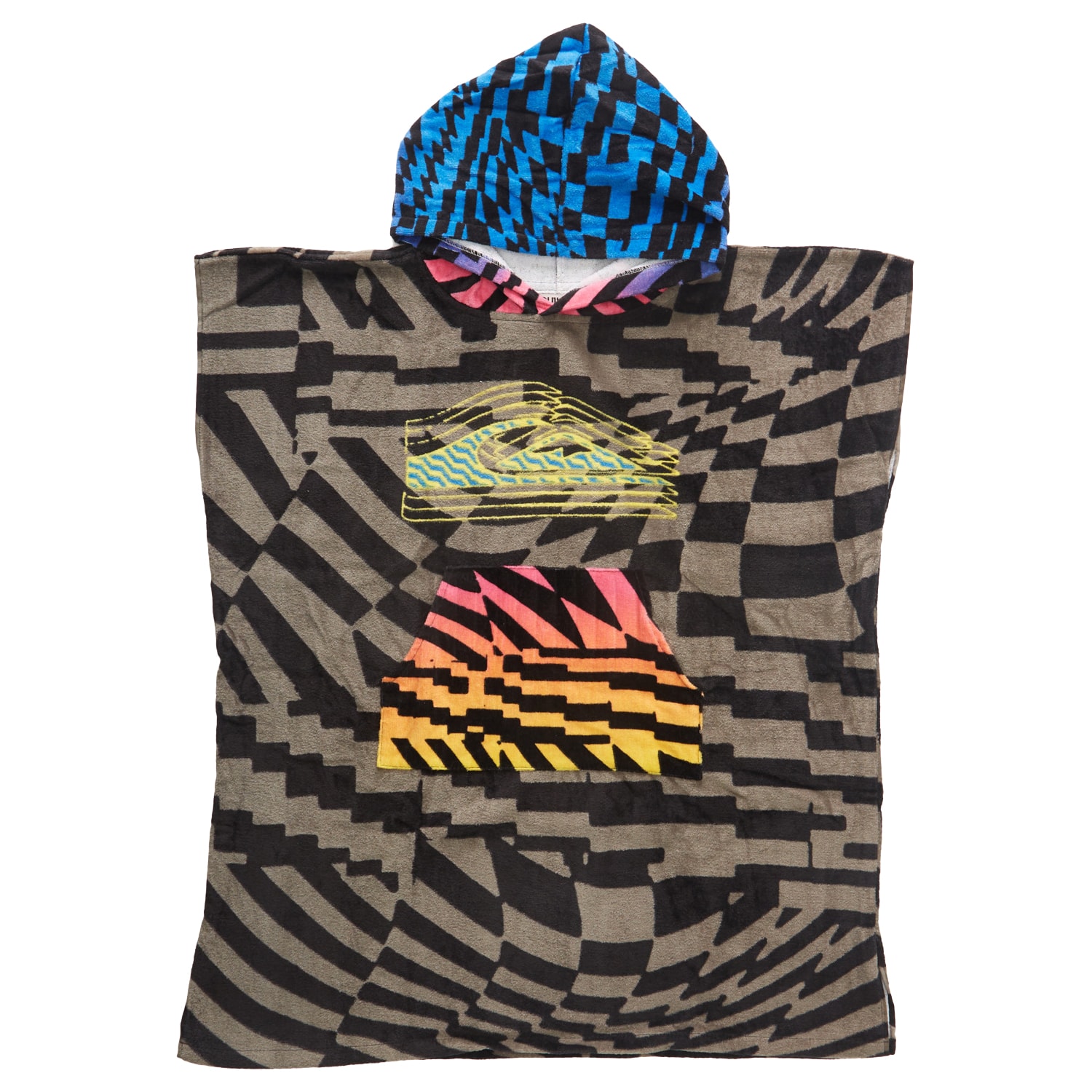 Pončo Quiksilver Hoody Towel Youth pink glo