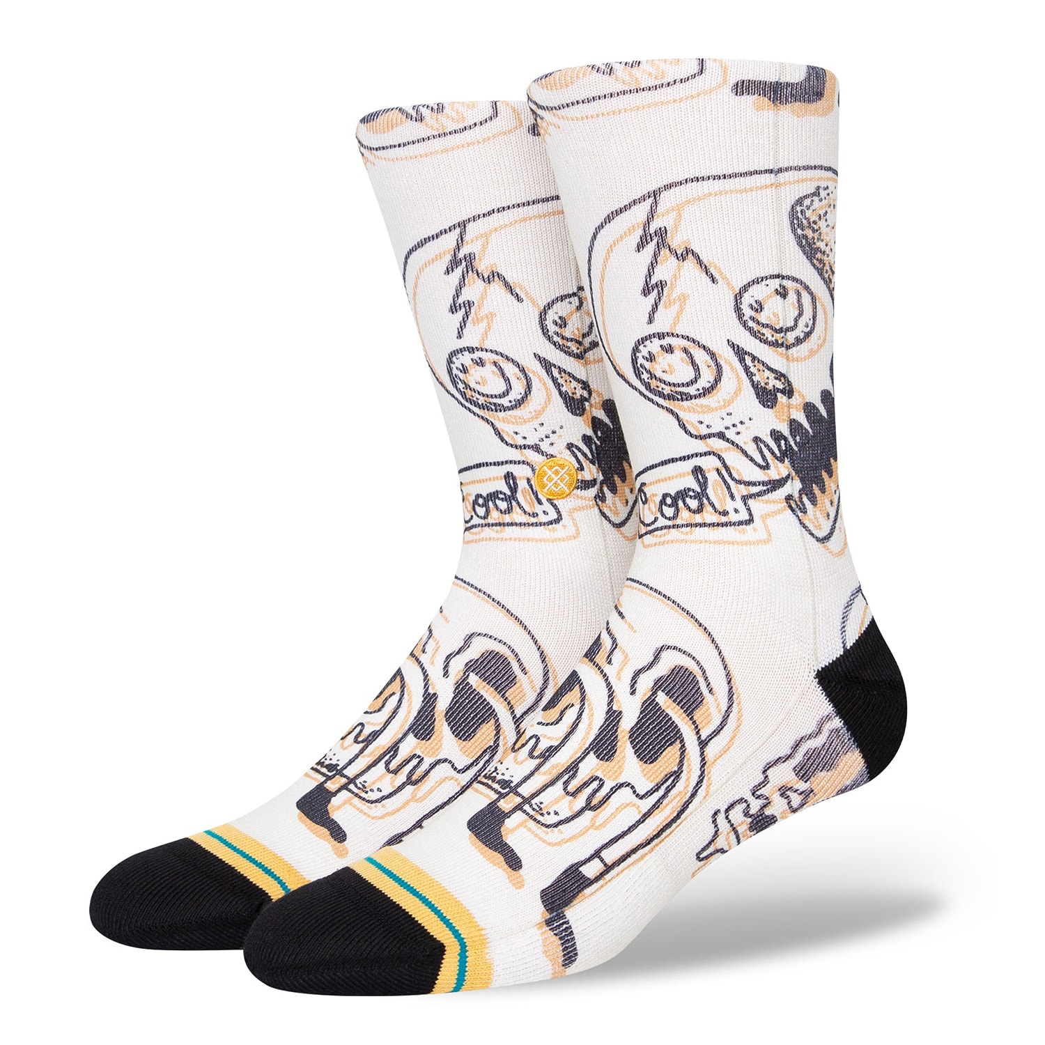 Stance Talkin Heads vintage white 8,5-11,5 23
