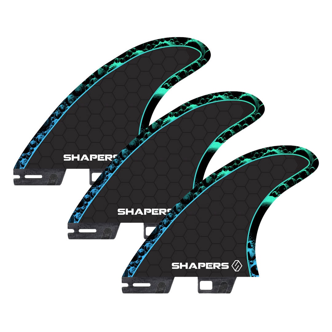 Surfboard Fins Shapers Reef Heazlewood Pro Tri S2 blue