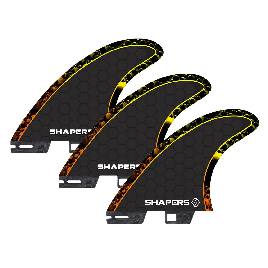 Surfboard Fins Shapers Reef Heazlewood Pro Tri S2 orange