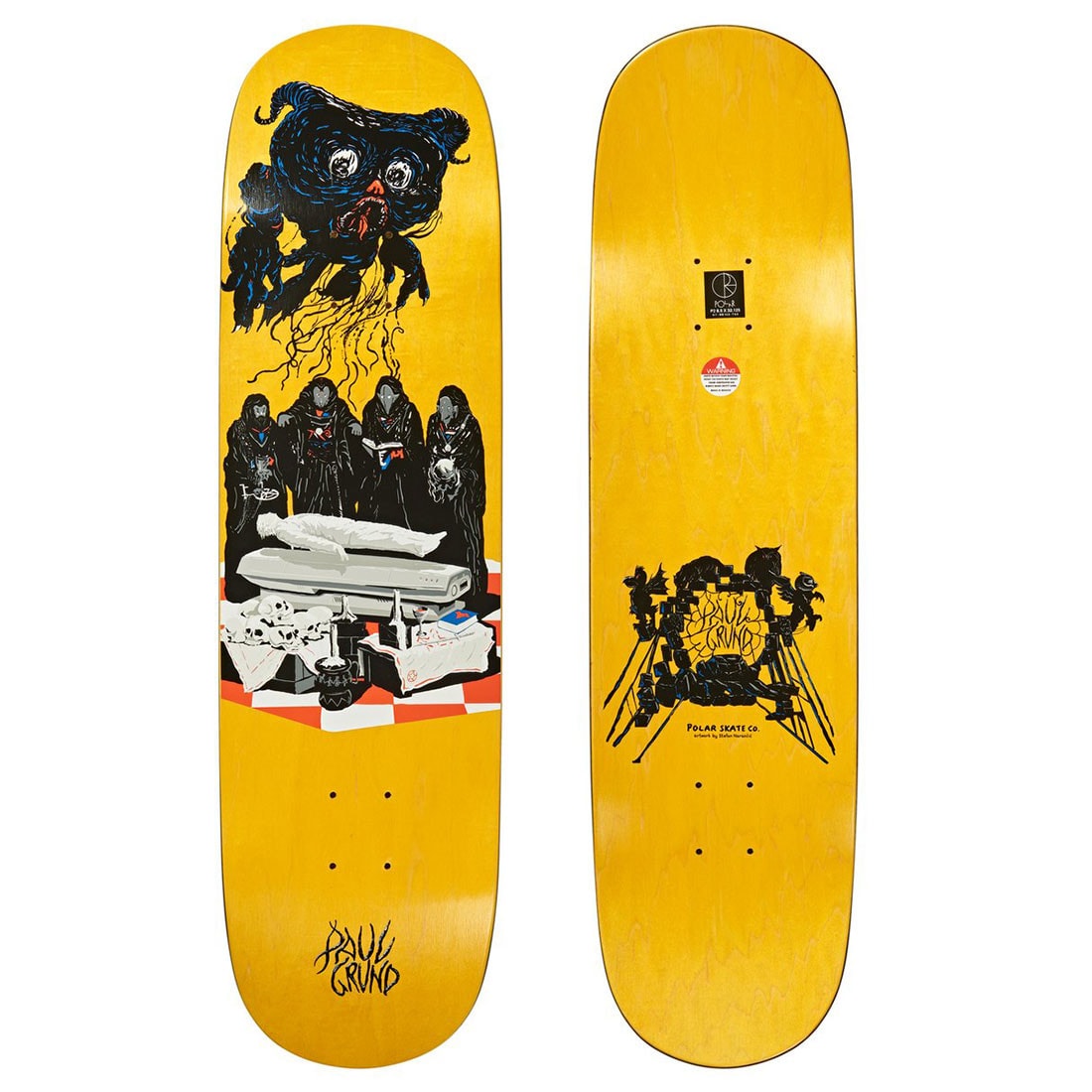 sleep skateboard deck