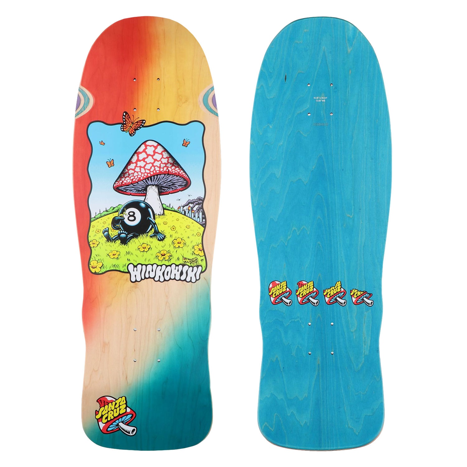 Santa Cruz Skateboards Winkowski 8Ballr Shaped