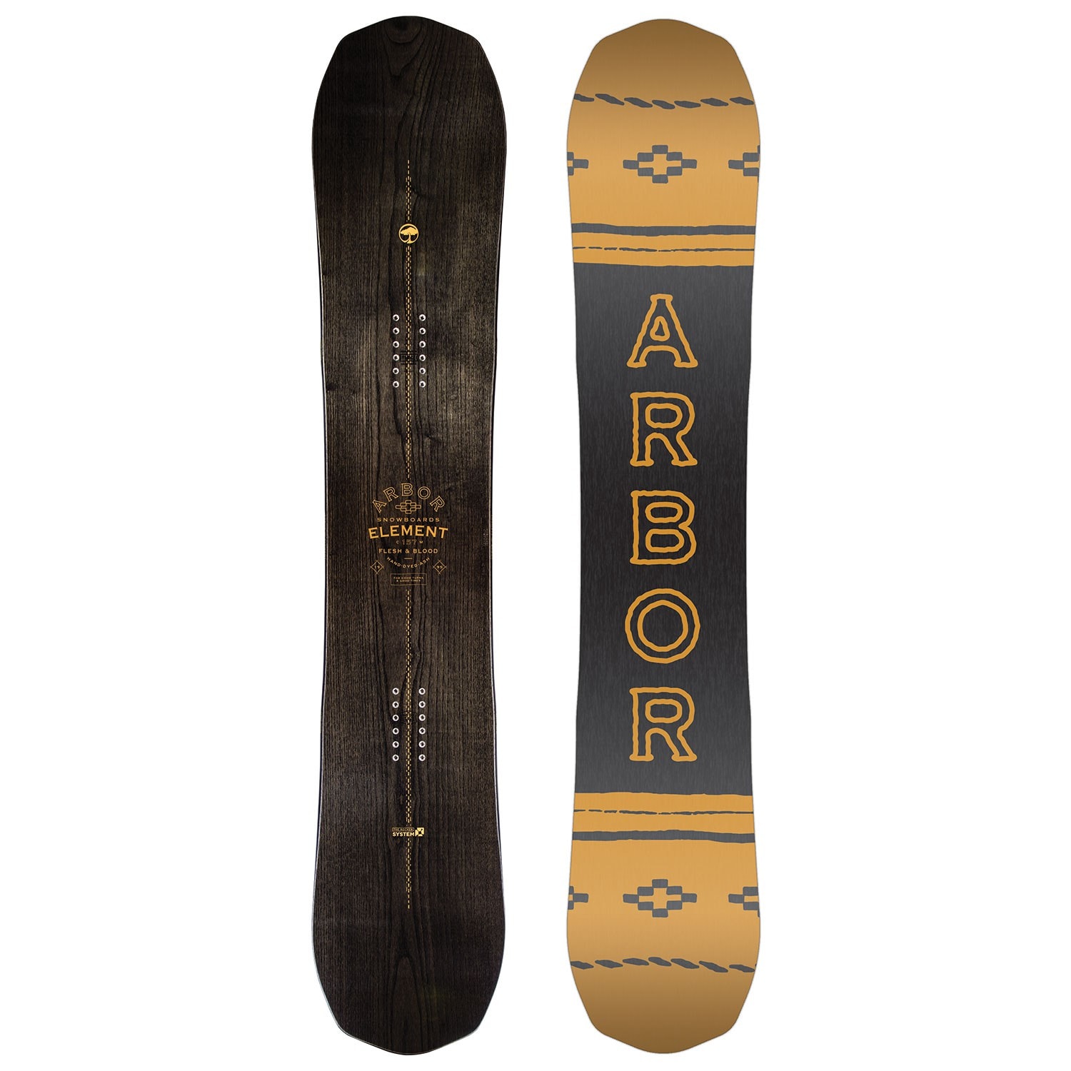 Snowboard Arbor Element Black Snowboard Zezula
