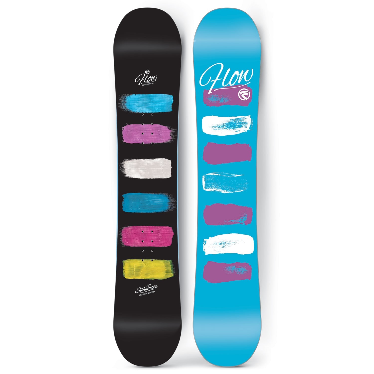 Snowboard Flow Silhouette | Snowboard Zezula