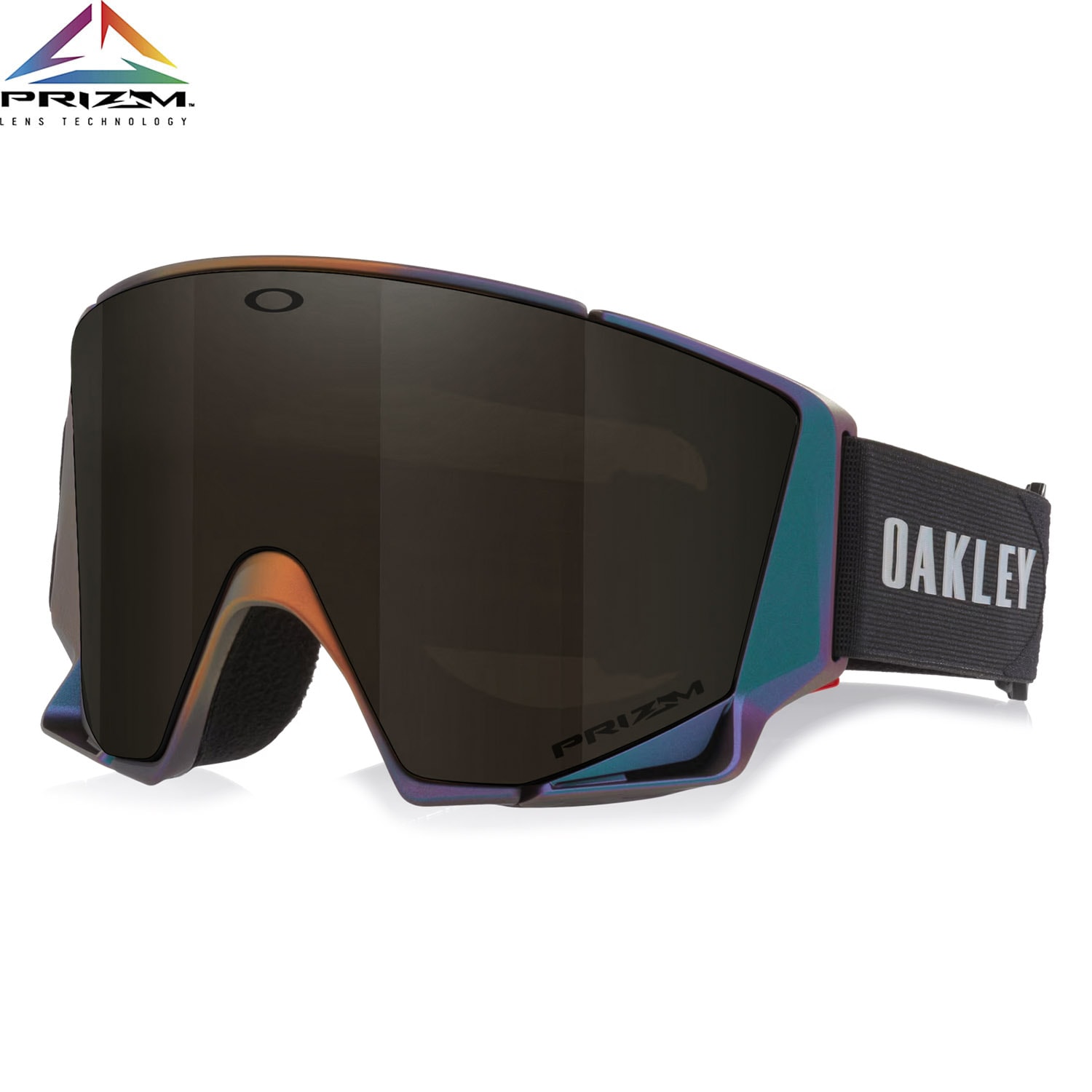 Snowboard Goggles Oakley Flow Scape L purple green colorshift