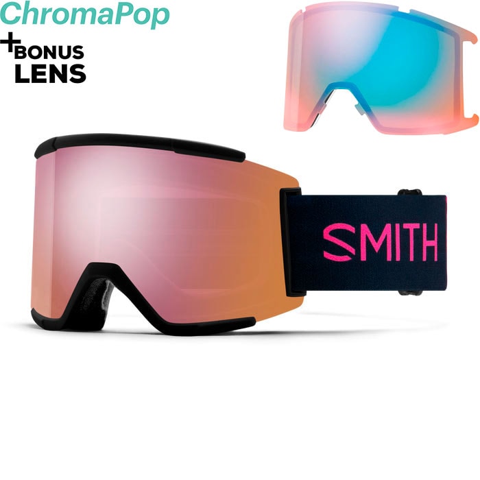 Snowboard Goggles Smith Squad XL ac scott stevens | cp ed rose