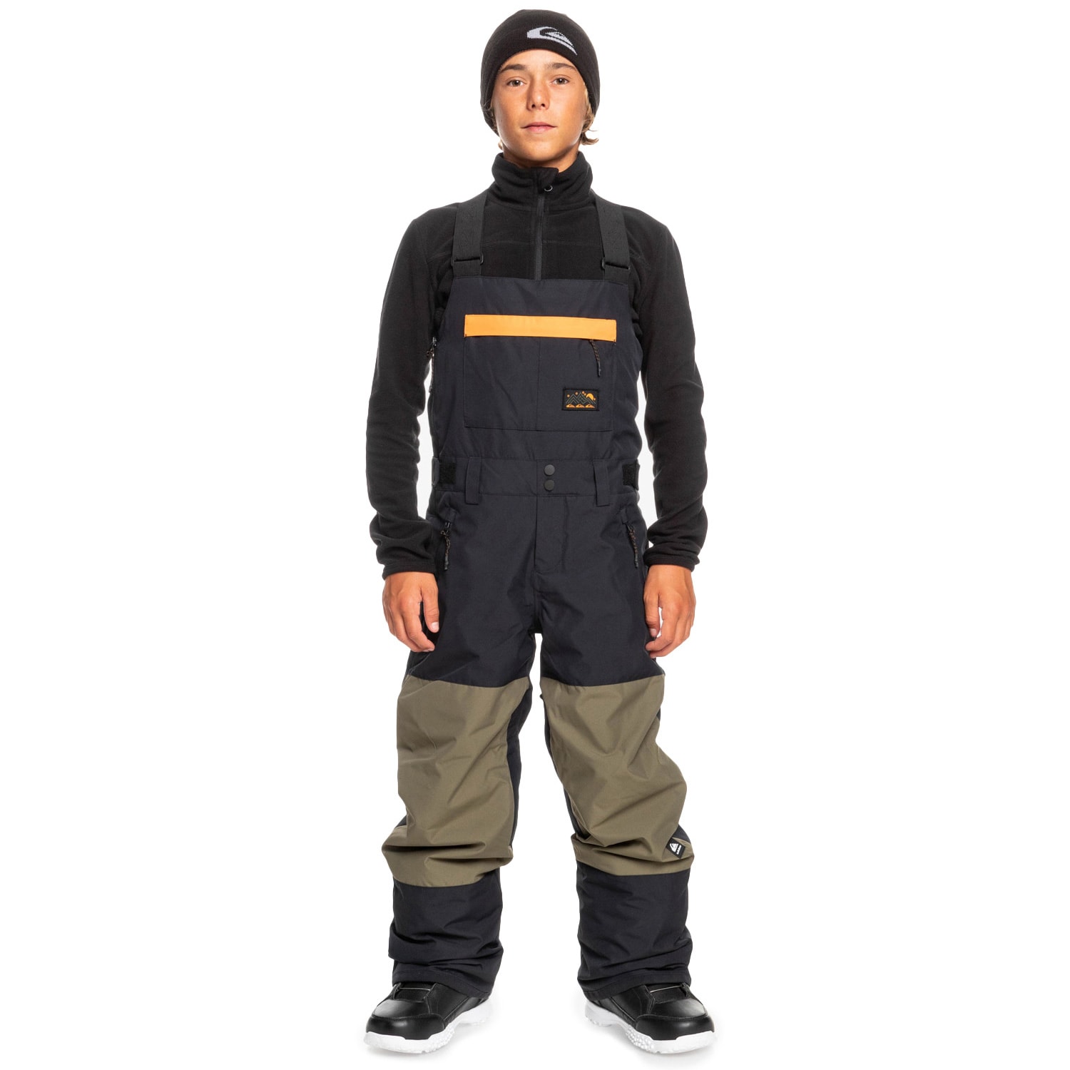 Quiksilver Mash Up Youth Bib true black 10 let 22/23