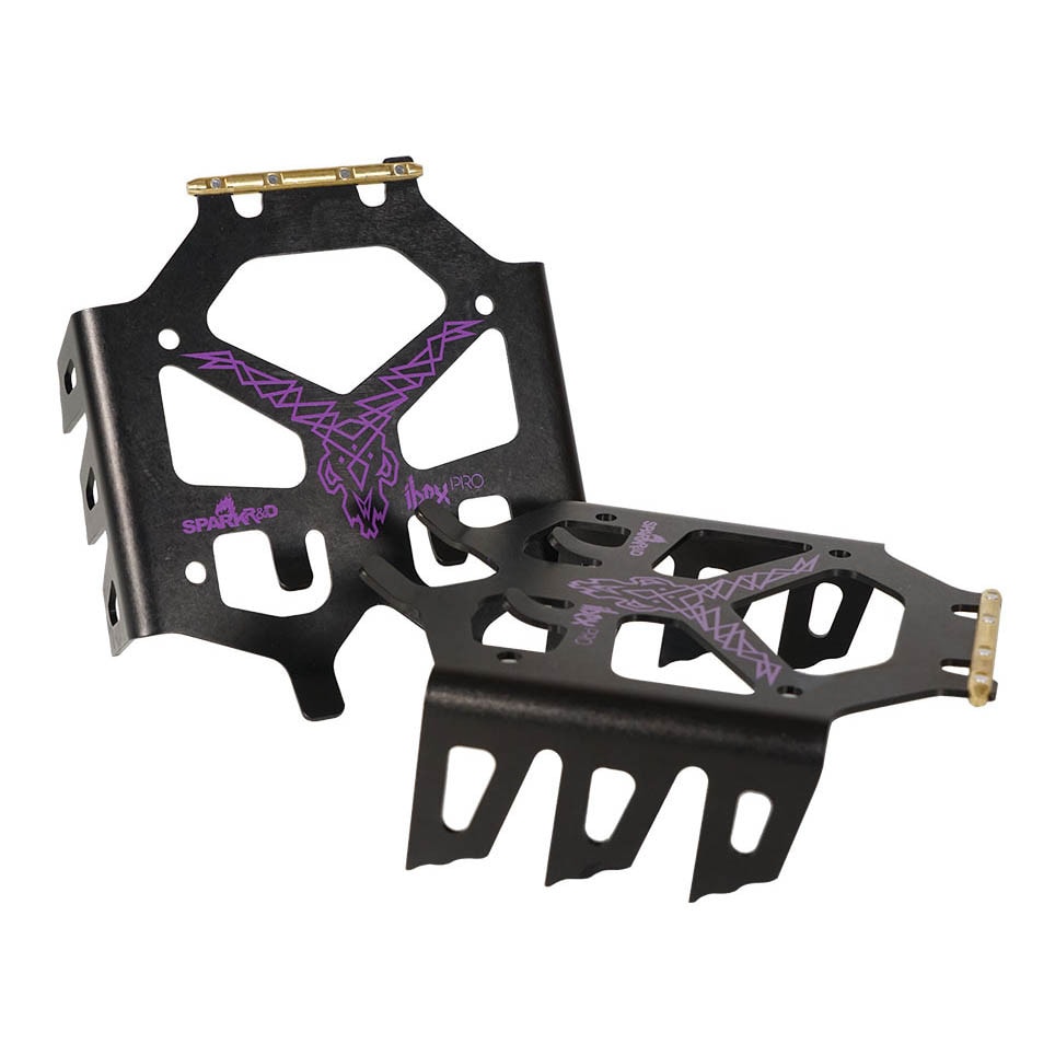 Splitboard crampons Spark R&D Ibex Pro Crampon black/violet