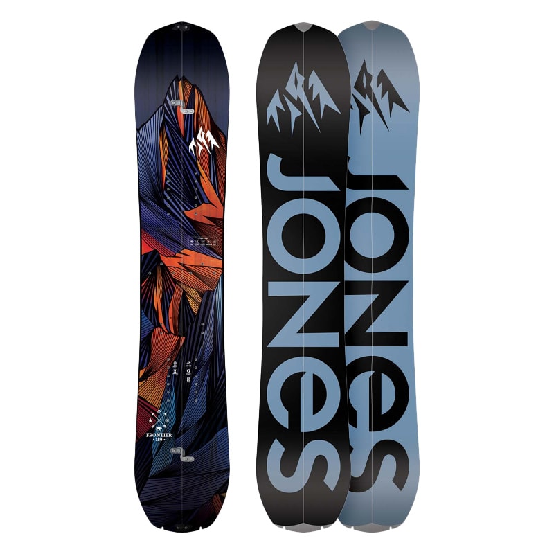 Jones Frontier Split Snowboard Uomo Tavola Turista Nuovo