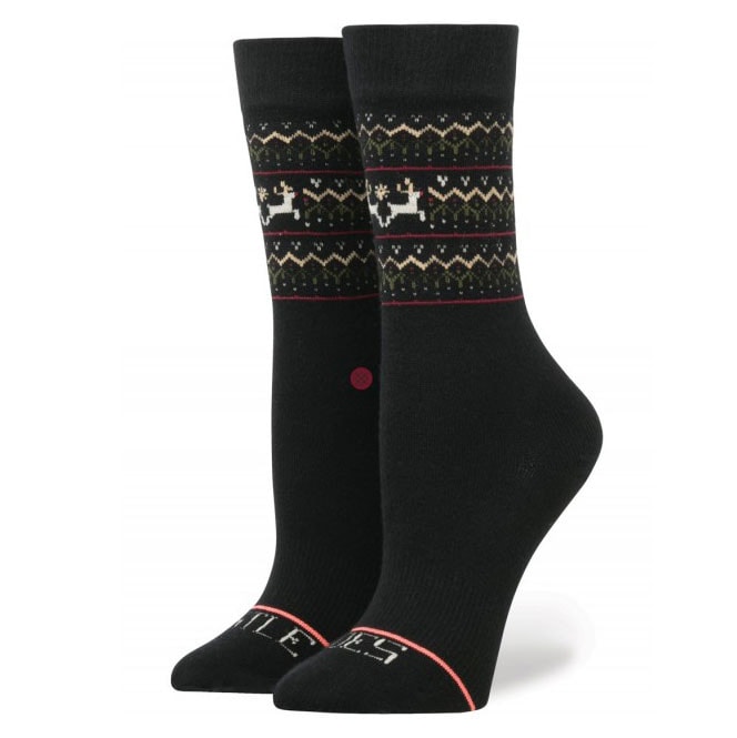skarpetki Stance Mistling Toes Crew - Black - snowboard